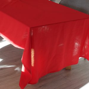 Mantel Rojo Lino