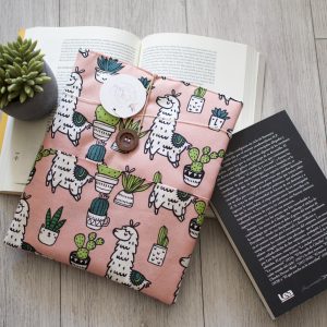 Funda de libro Llama-Cactus